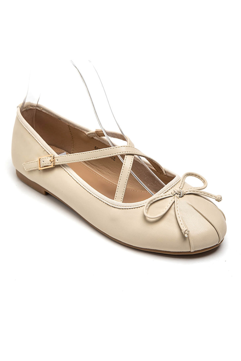 Wholesaler Marquiiz - Elegant loafers with bow and flat ballerina soles
