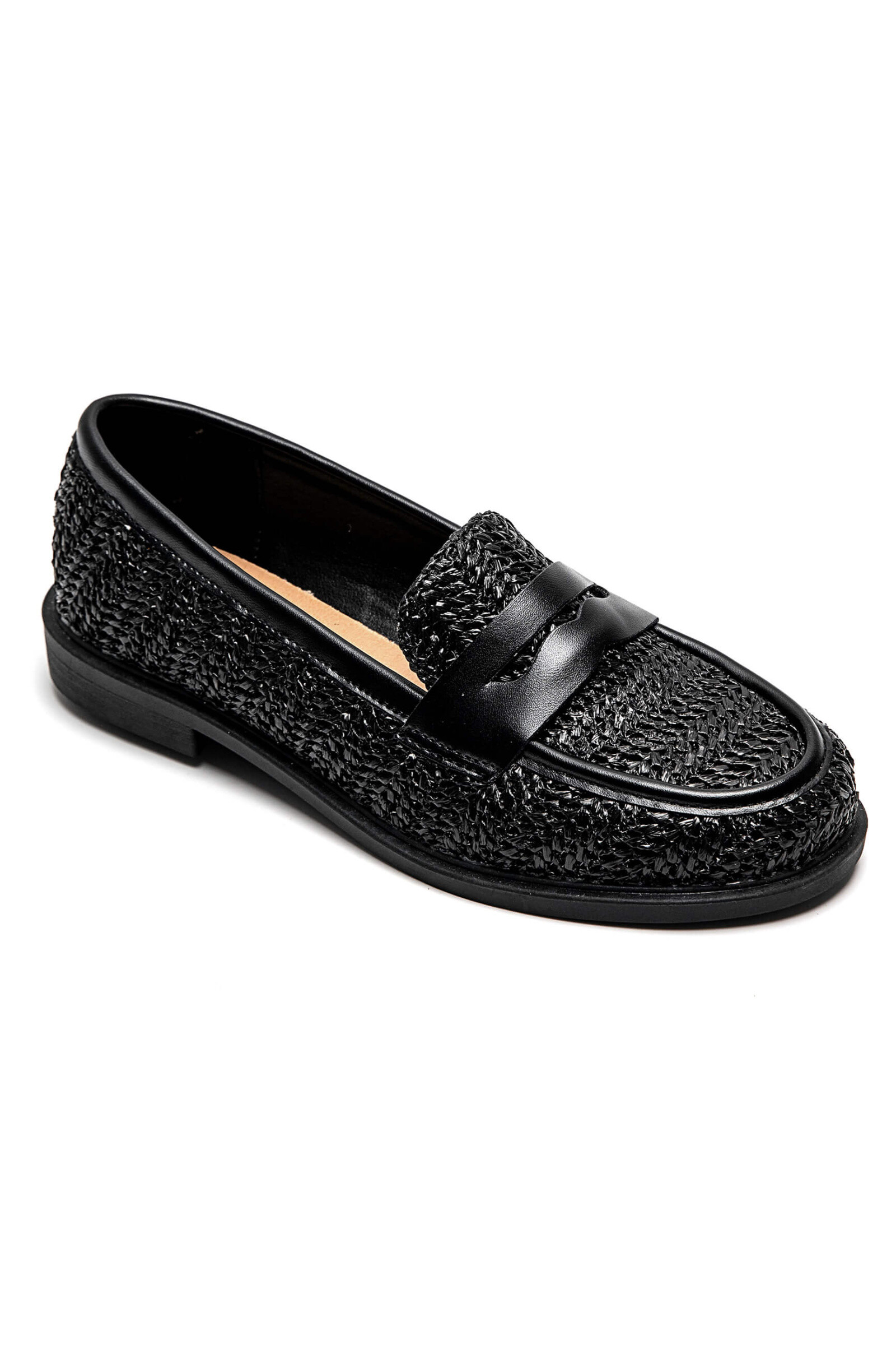 Mayorista Marquiiz - Mocasín, material imitación rafia.