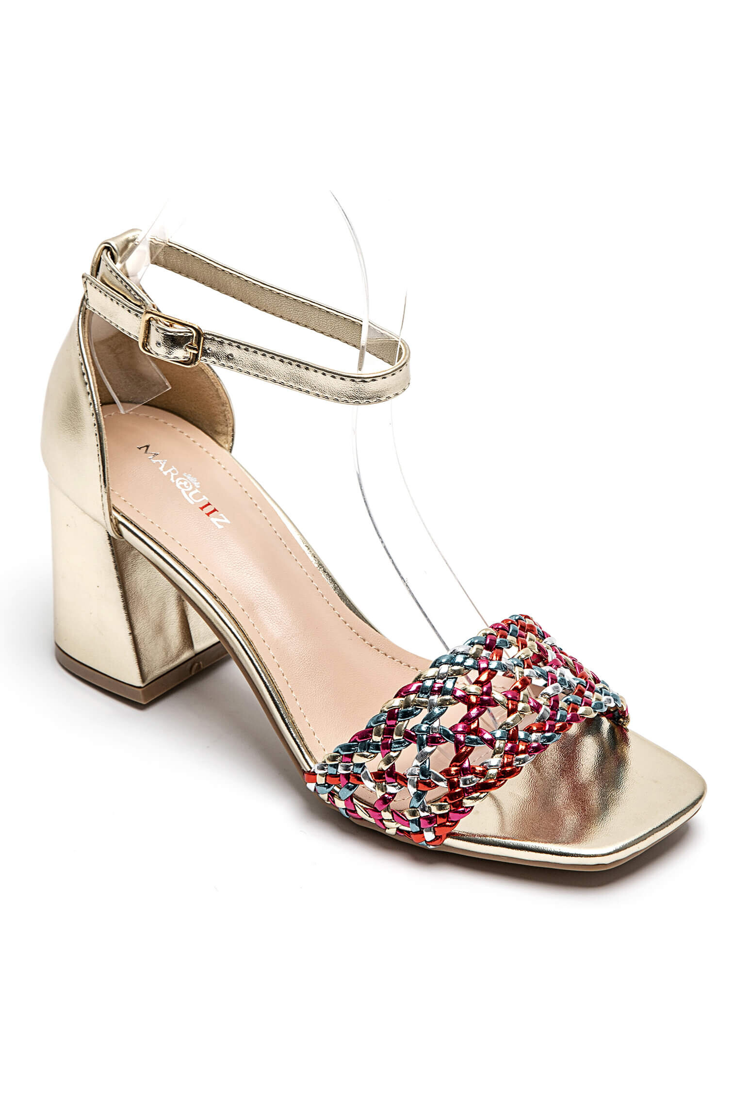 Wholesaler Marquiiz - Heeled sandal with braided upper
