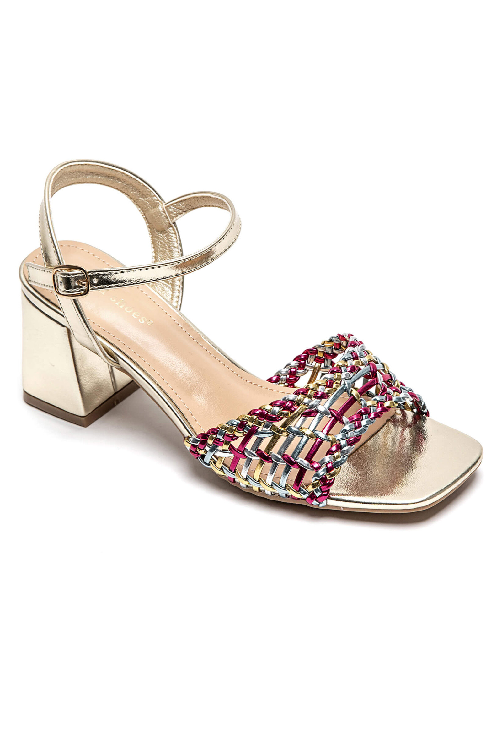 Wholesaler Marquiiz - Heeled sandal with braided upper