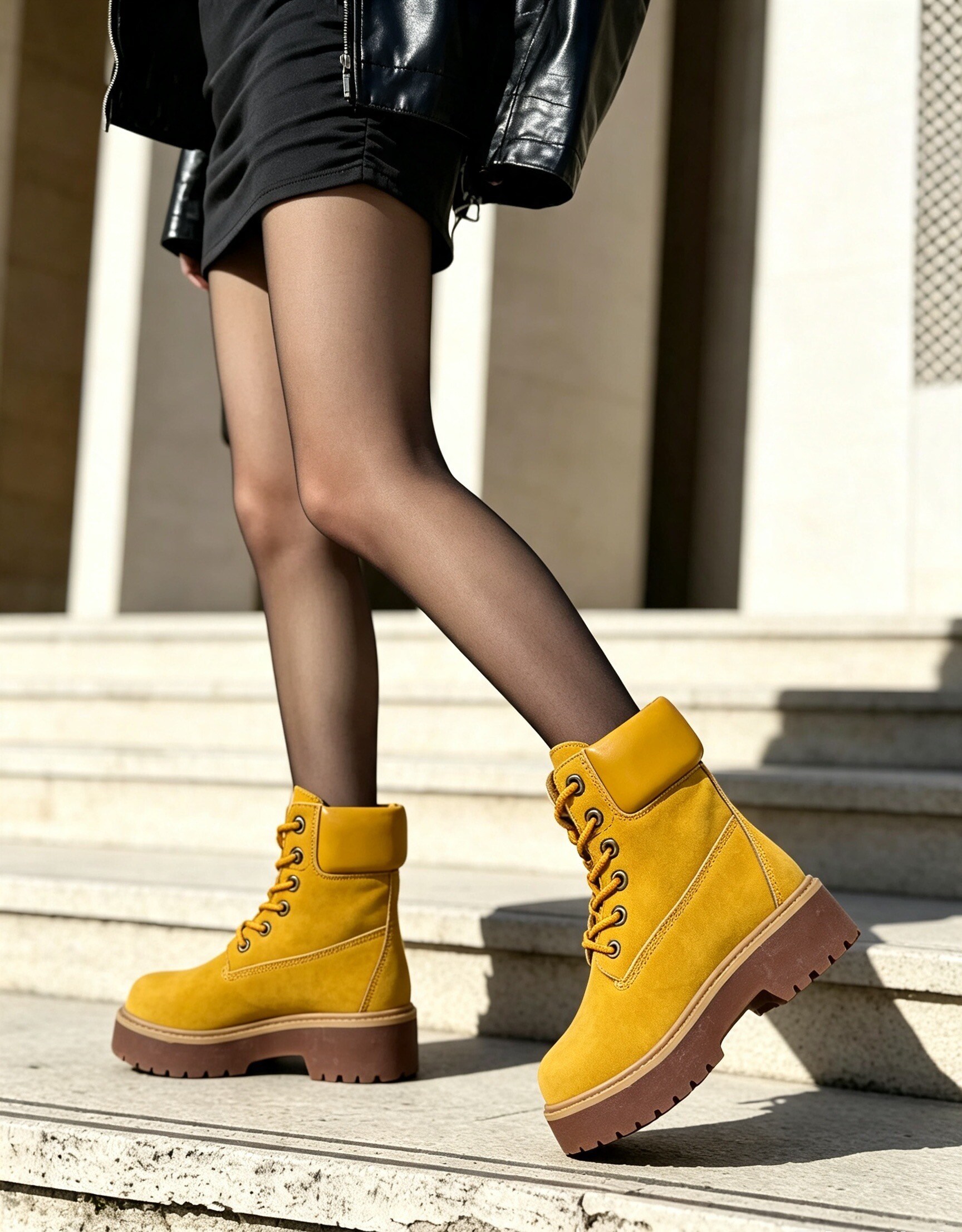Wholesaler MARTINA SHOES - Women's lace-up boots with platform