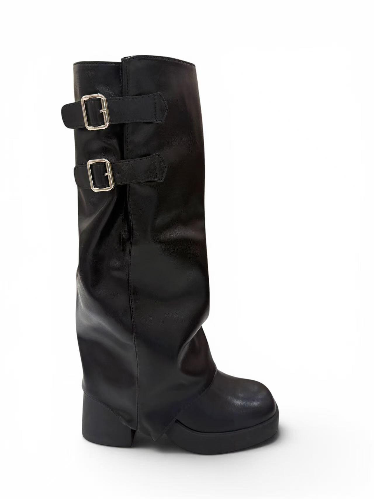 Wholesaler MARTINA SHOES - 2-in-1 modular boots, ankle boot base + removable shaft with buckles