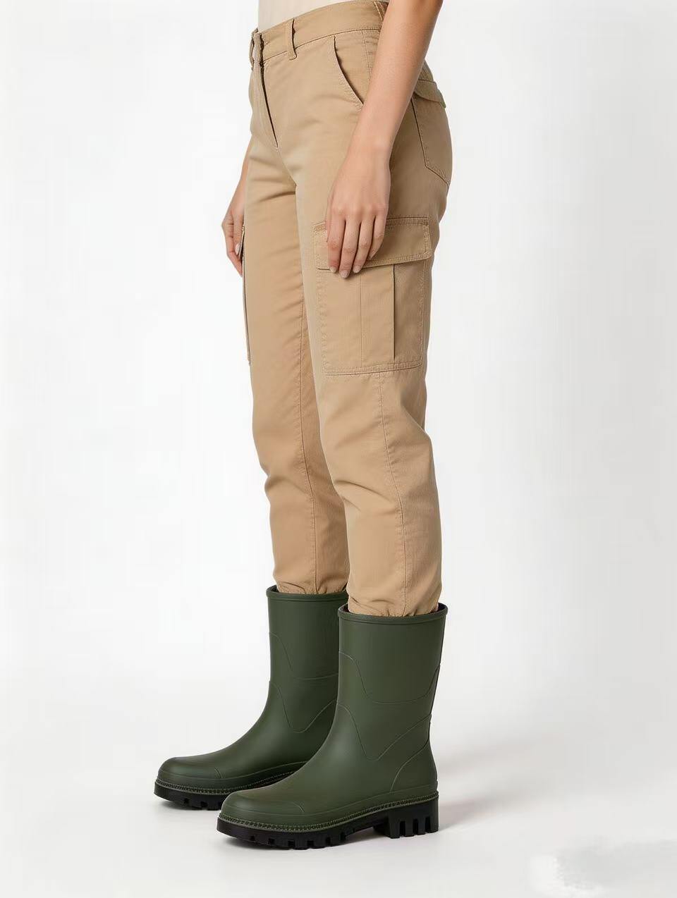 Grossiste MARTINA SHOES - Bottes de pluie femme à talon bas