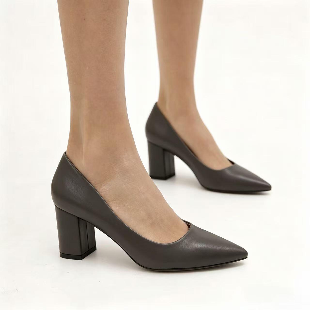 Mayorista MARTINA SHOES - Zapatos de salón de punta afilada con tacón medio grueso