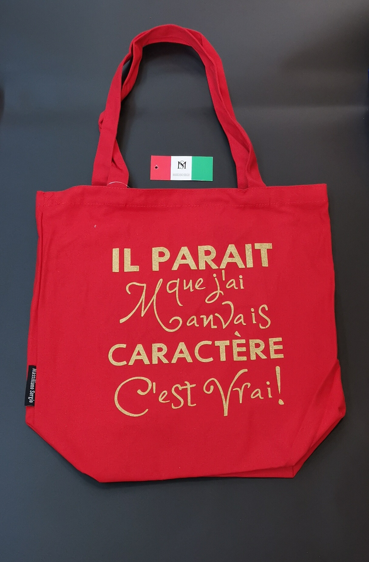 Wholesaler Massiliano Sergio - TOTES BAGS "I have the best mom in the world!"