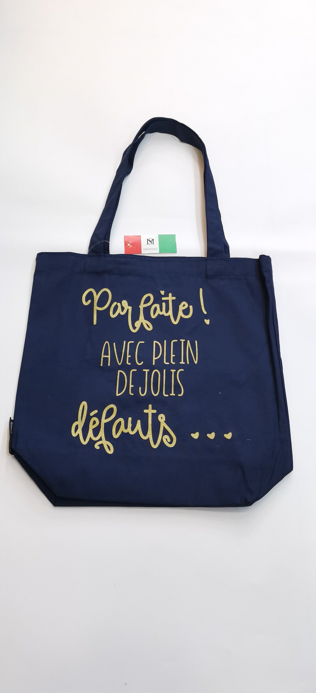 Wholesaler Massiliano Sergio - TOTES BAGS "A miracle never occurs twice ......."