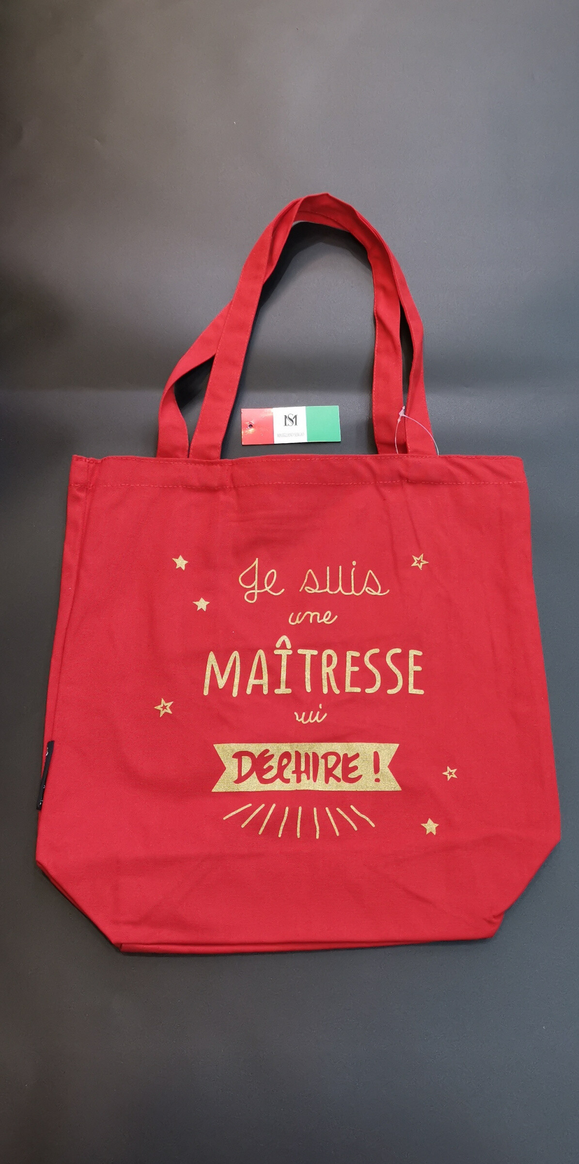 Wholesaler Massiliano Sergio - TOTES BAGS "I have the best mom in the world!"
