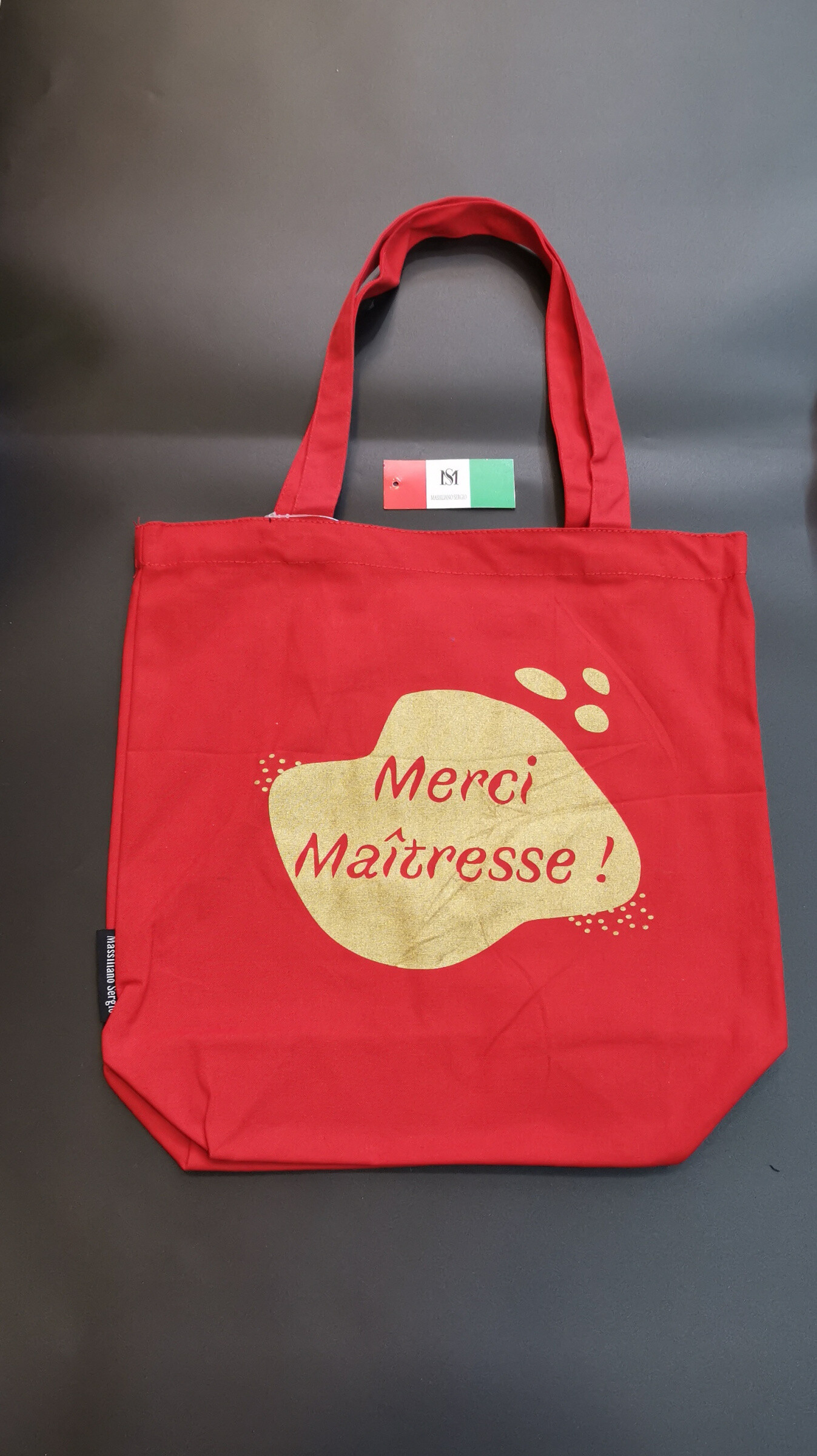 Wholesaler Massiliano Sergio - TOTES BAGS "I have the best mom in the world!"