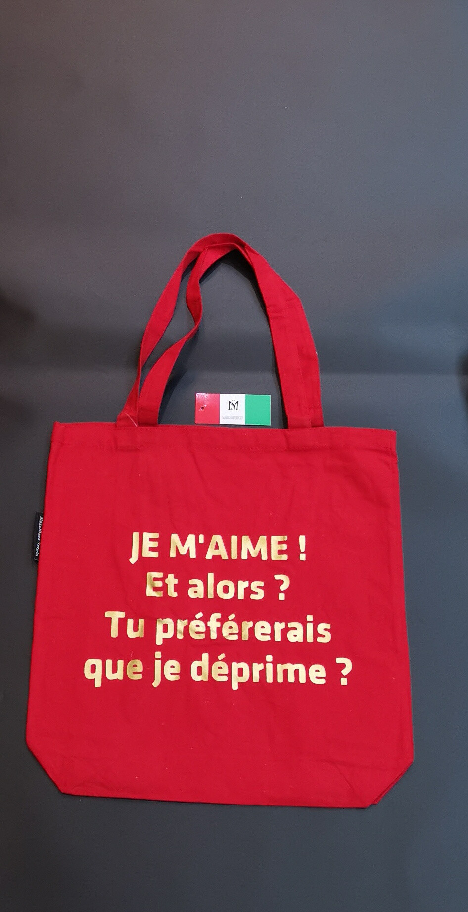 Wholesaler Massiliano Sergio - TOTES BAGS "I have the best mom in the world!"