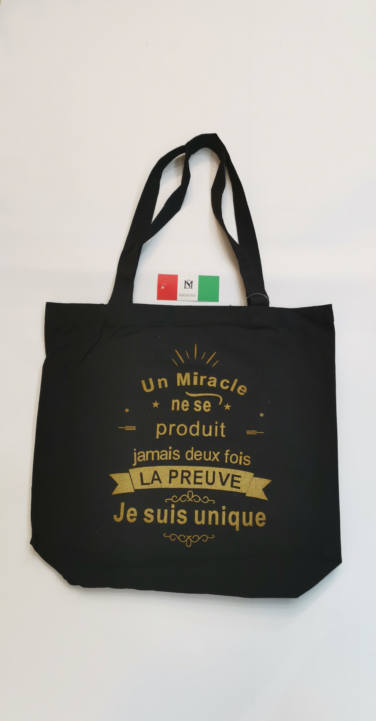 Wholesaler Massiliano Sergio - TOTES BAGS "I have the best mom in the world!"