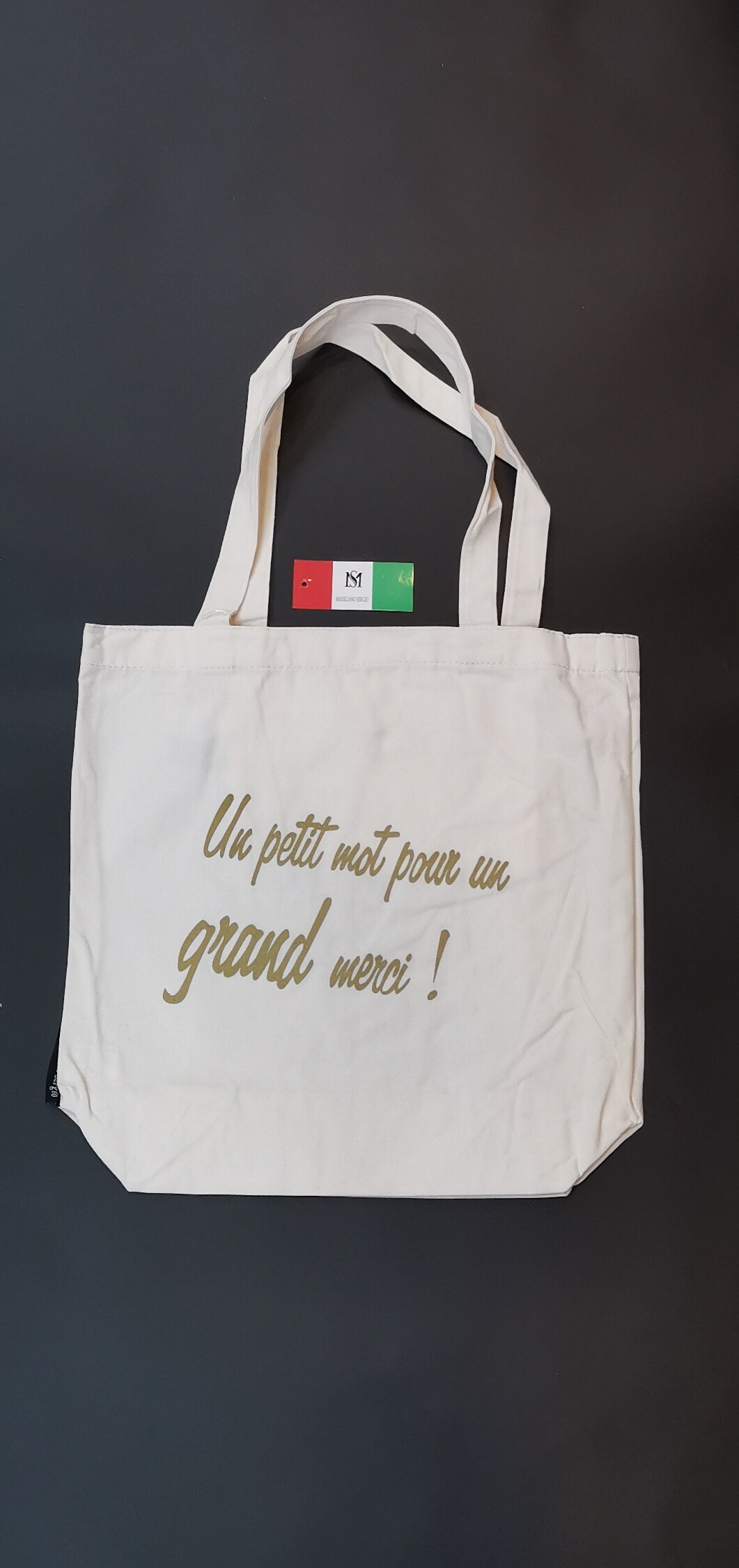 Wholesaler Massiliano Sergio - TOTES BAGS "I have the best mom in the world!"