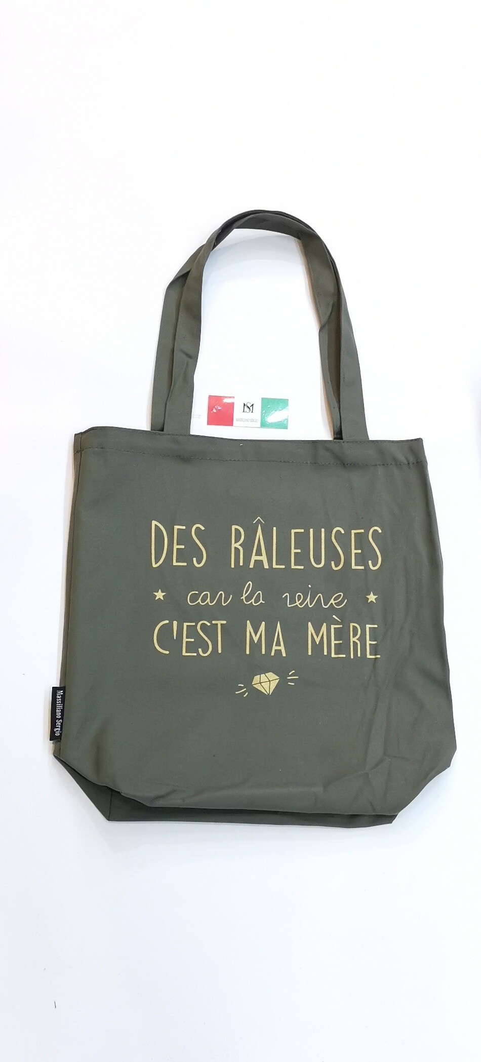 Wholesaler Massiliano Sergio - TOTES BAGS "I have the best mom in the world!"