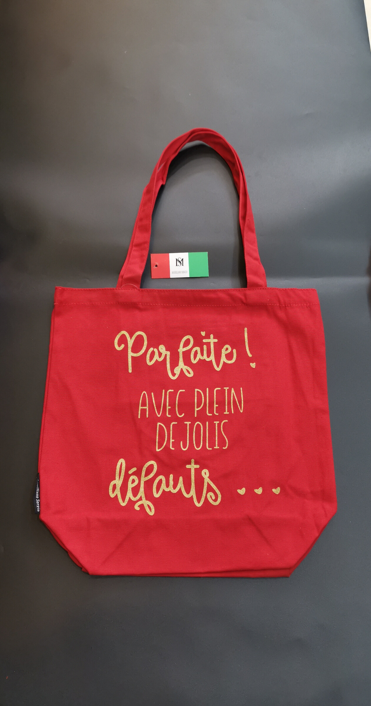 Wholesaler Massiliano Sergio - TOTES BAGS "I have the best mom in the world!"