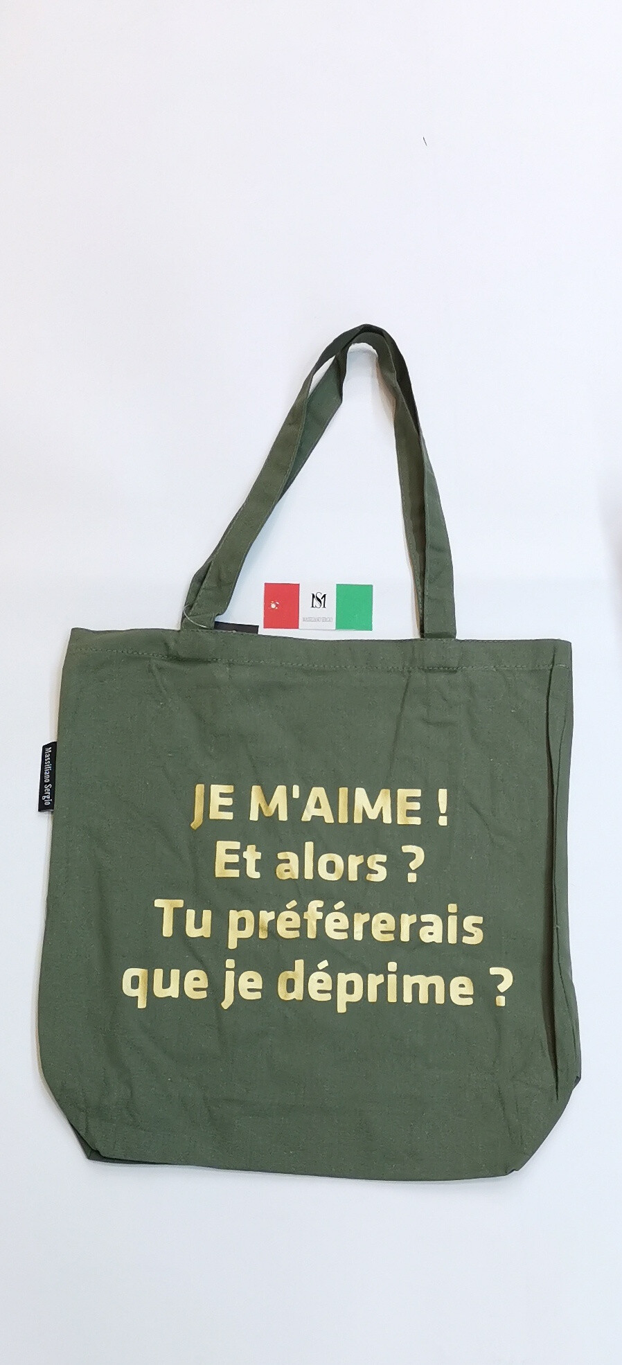 Wholesaler Massiliano Sergio - TOTES BAGS "I have the best mom in the world!"