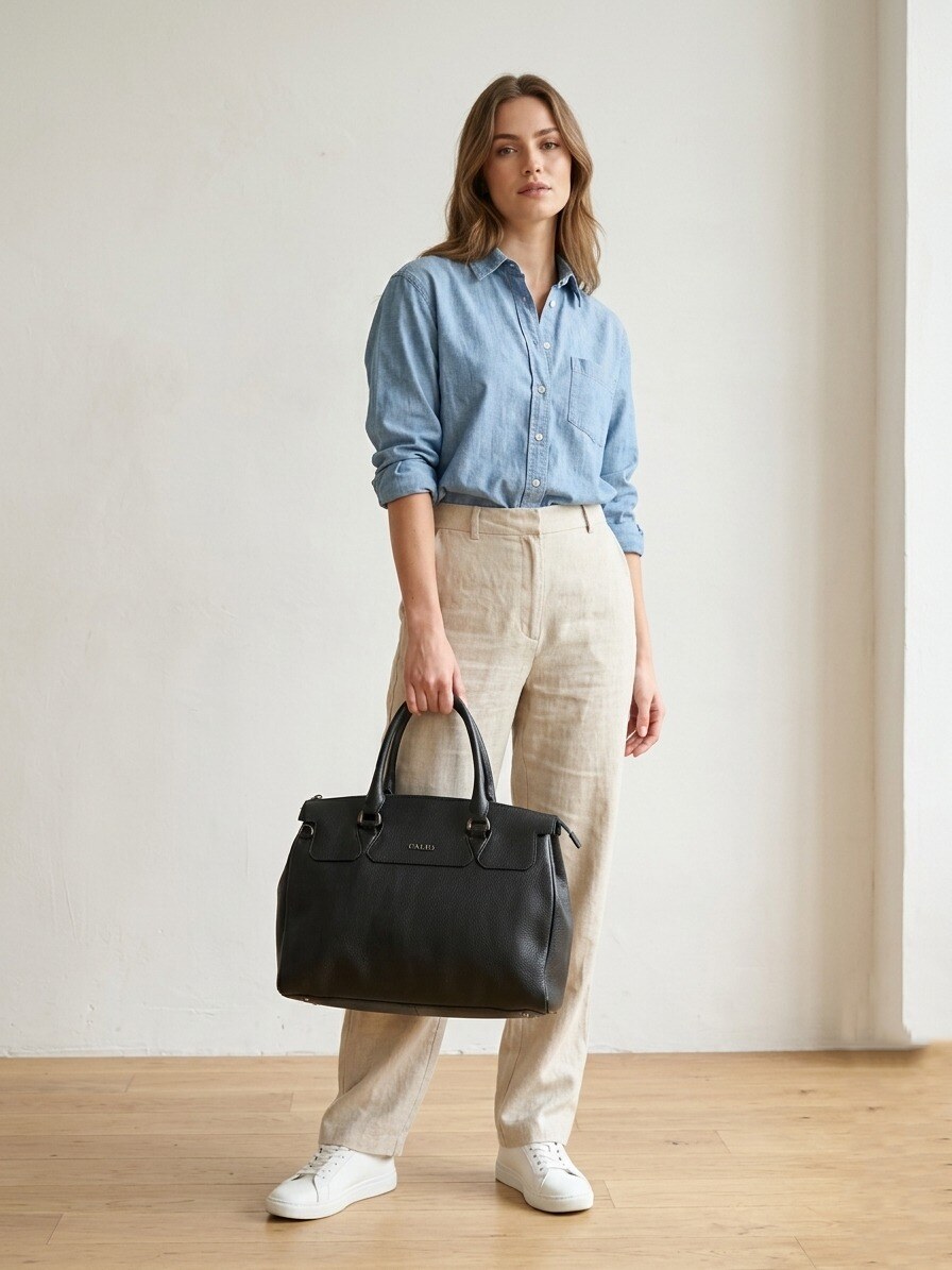 Mayorista Max & Enjoy (Sacs) - Bolso de cuero de vaca