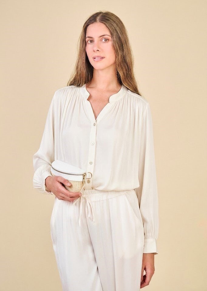 Grossiste Max & Enjoy (Vêtements) - Chemise en soie mélangée