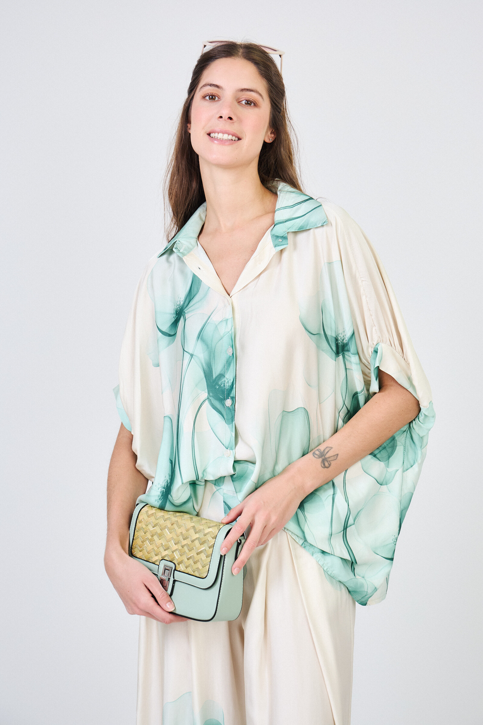 Grossista Max & Enjoy (Vêtements) - Camicetta di dimensioni stampate floreali