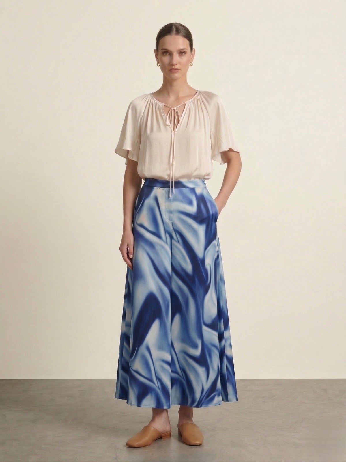 Grossiste Max & Enjoy (Vêtements) - Blouse en soie mélangée