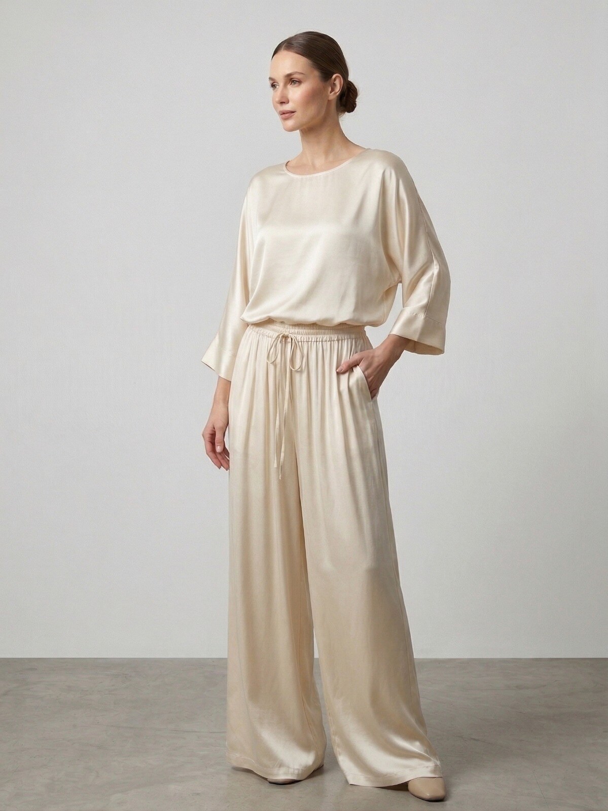 Grossiste Max & Enjoy (Vêtements) - Blouse en soie mélangée