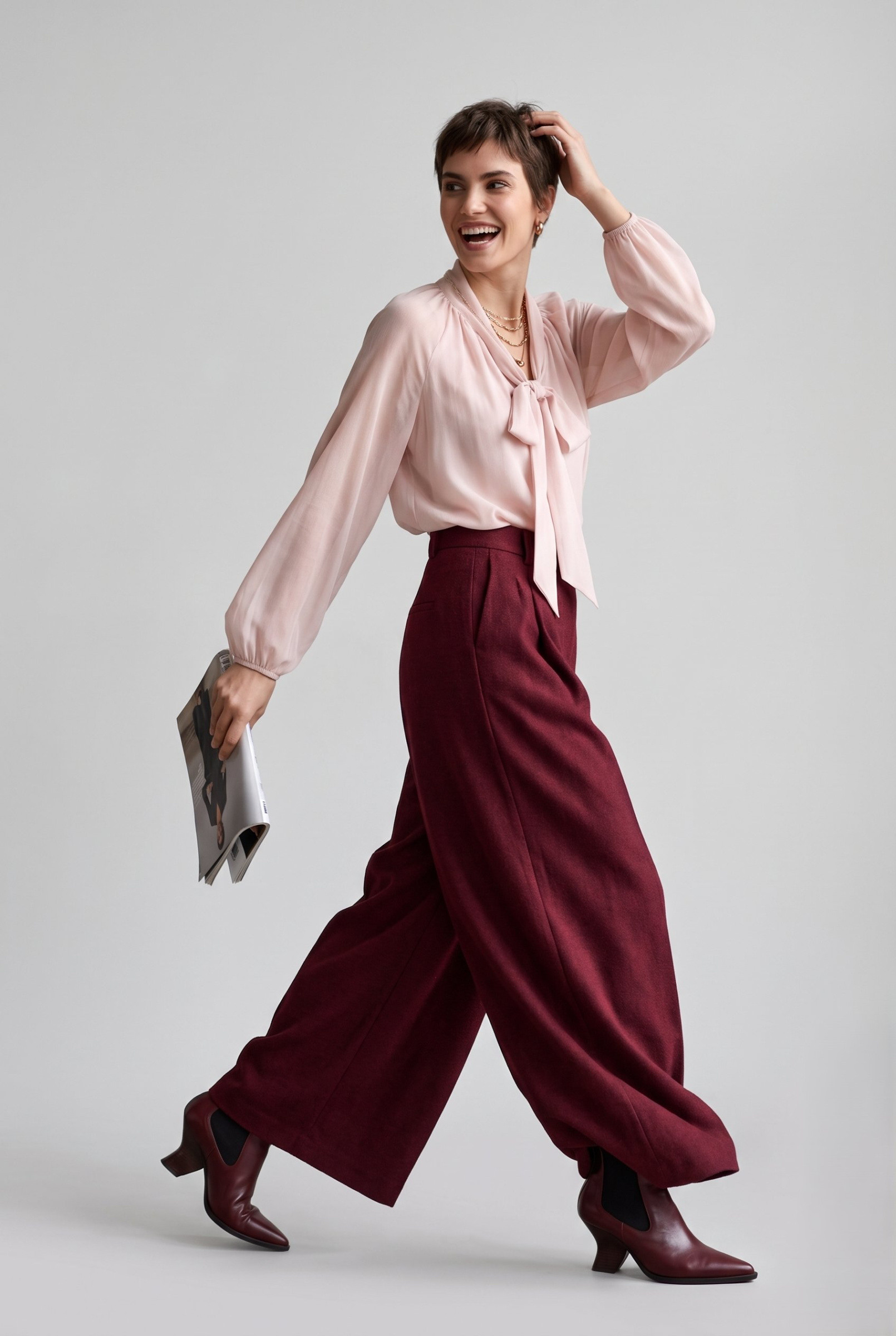 Großhändler Max & Enjoy (Vêtements) - Luftige transparente Seidenbluse