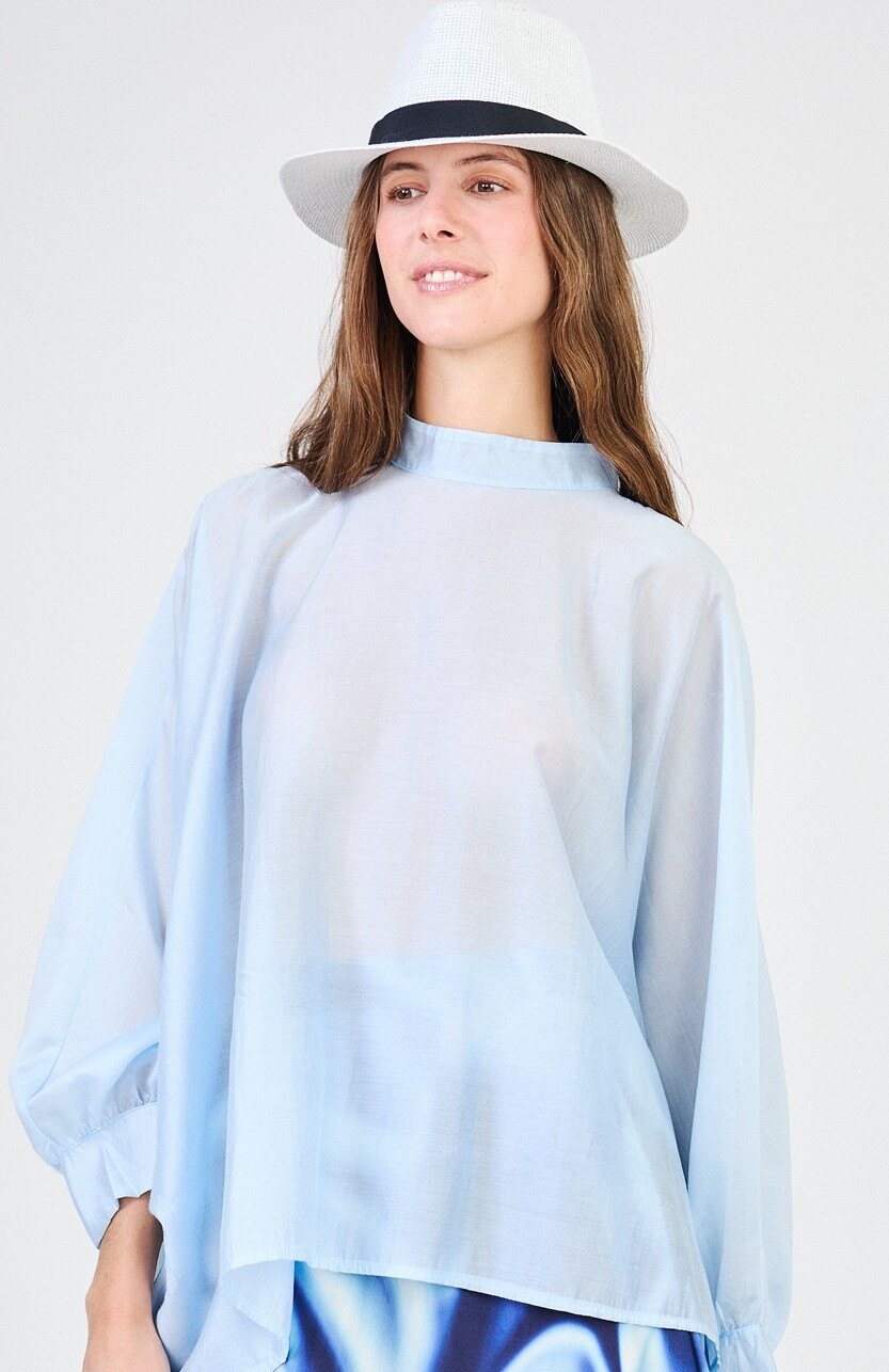 Grossiste Max & Enjoy (Vêtements) - Blouse transparente oversize