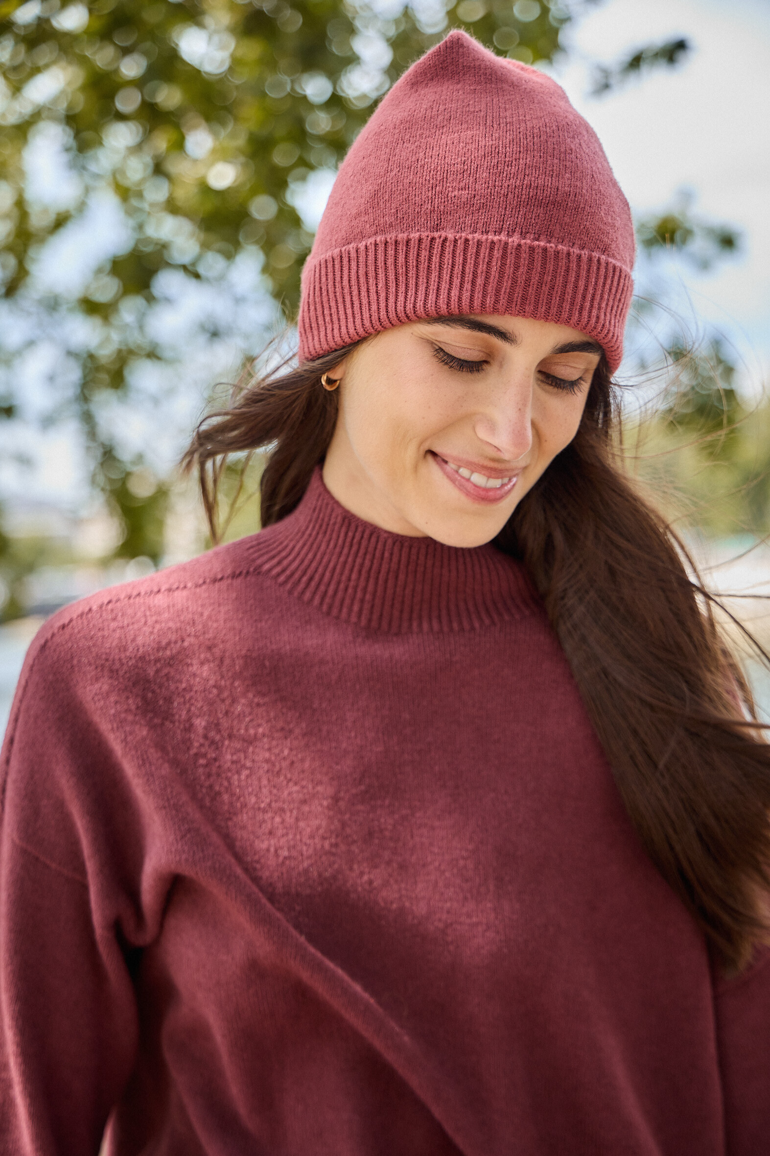 Grossiste Max & Enjoy (Vêtements) - Bonnet sans couture, toucher cachemire