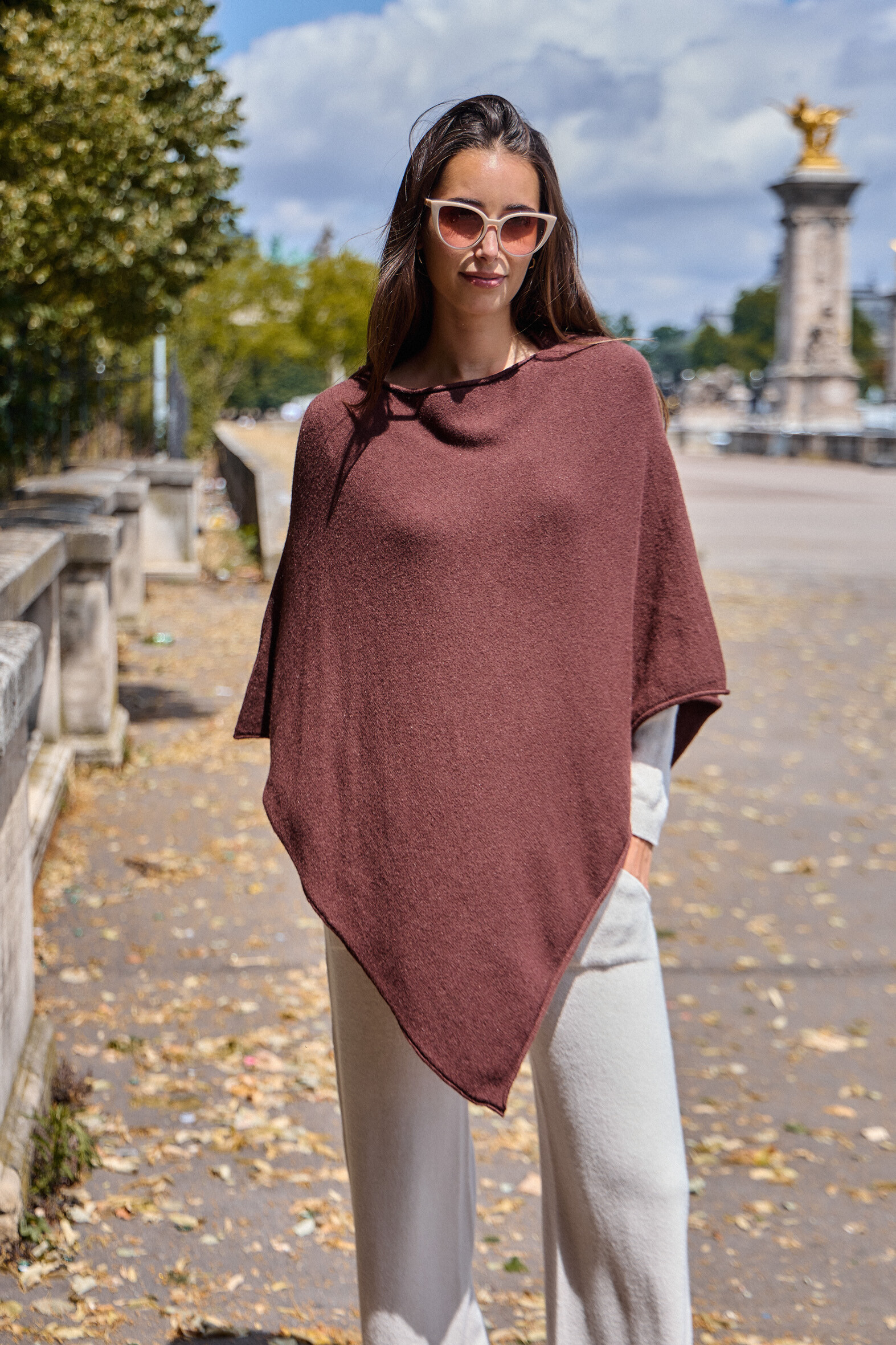 Grossiste Max & Enjoy (Vêtements) - Poncho en maille ultra douce