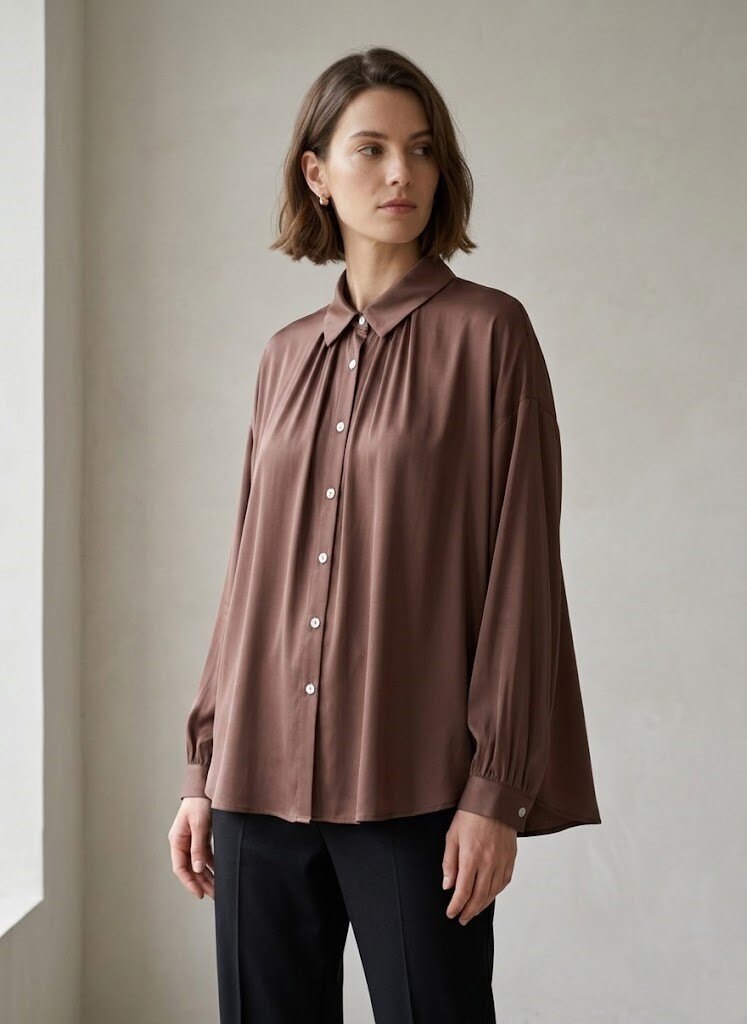 Mayorista Max & Enjoy (Vêtements) - Camisa de seda mezclada