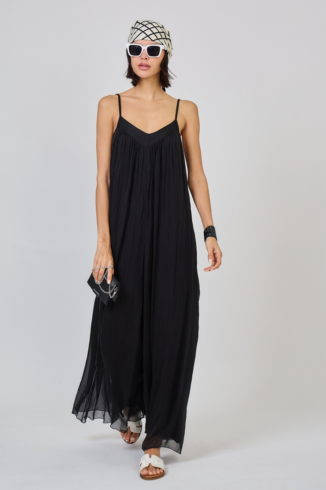Wholesaler Max & Enjoy (Vêtements) - Flowy silk blend pantsuit