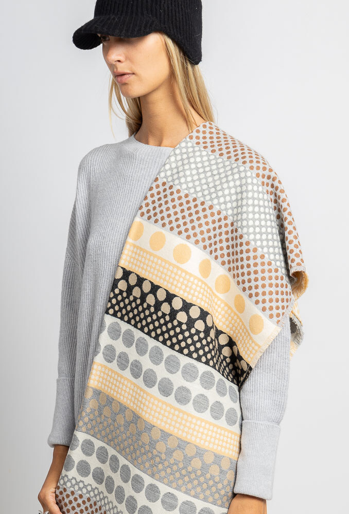 Mayorista Max & Enjoy (Vêtements) - Bufanda ancha con estampados gráficos