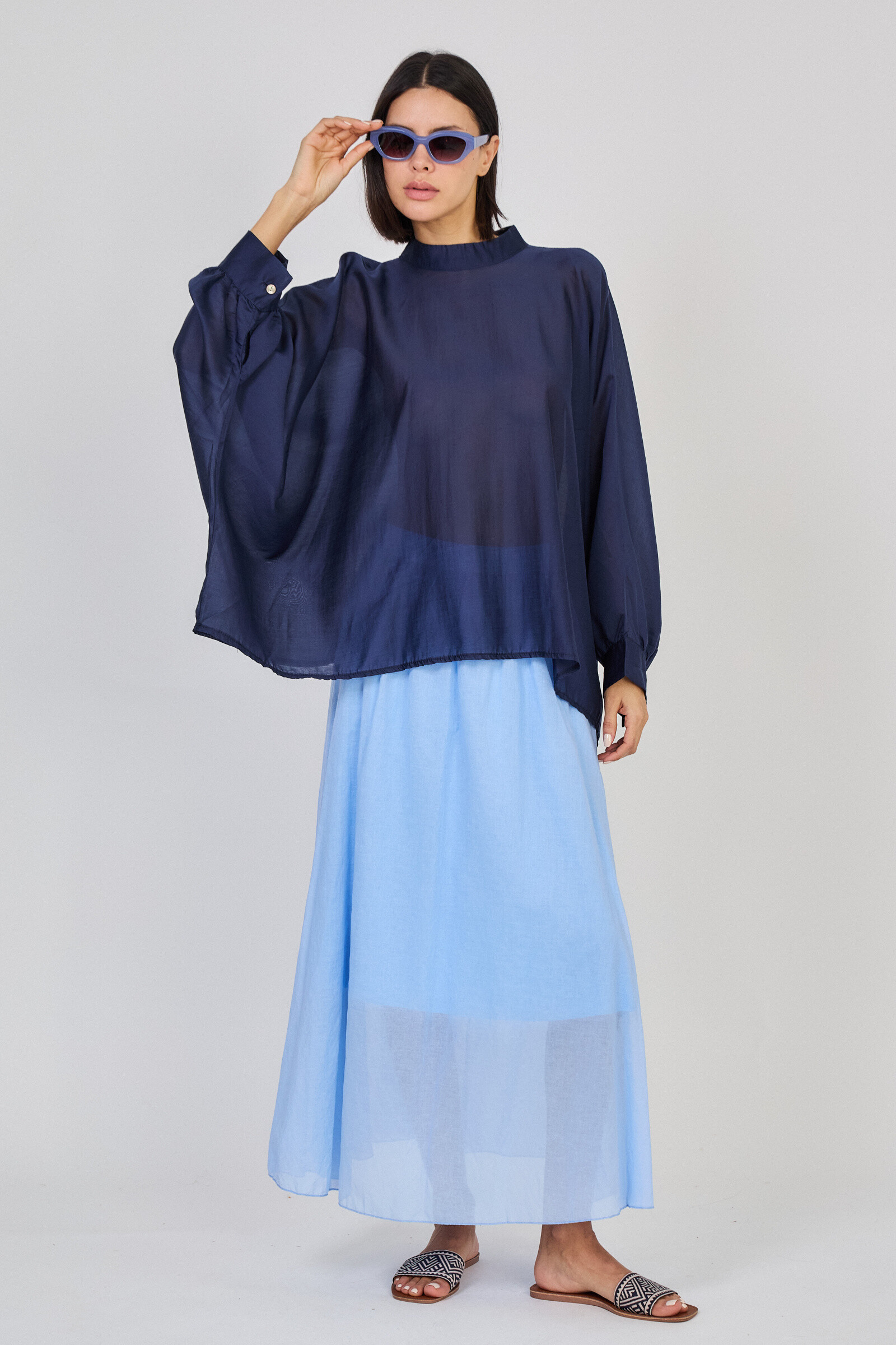 Grossiste Max & Enjoy (Vêtements) - OUTFIT (Set total look) Ensemble Blouse et Jupe