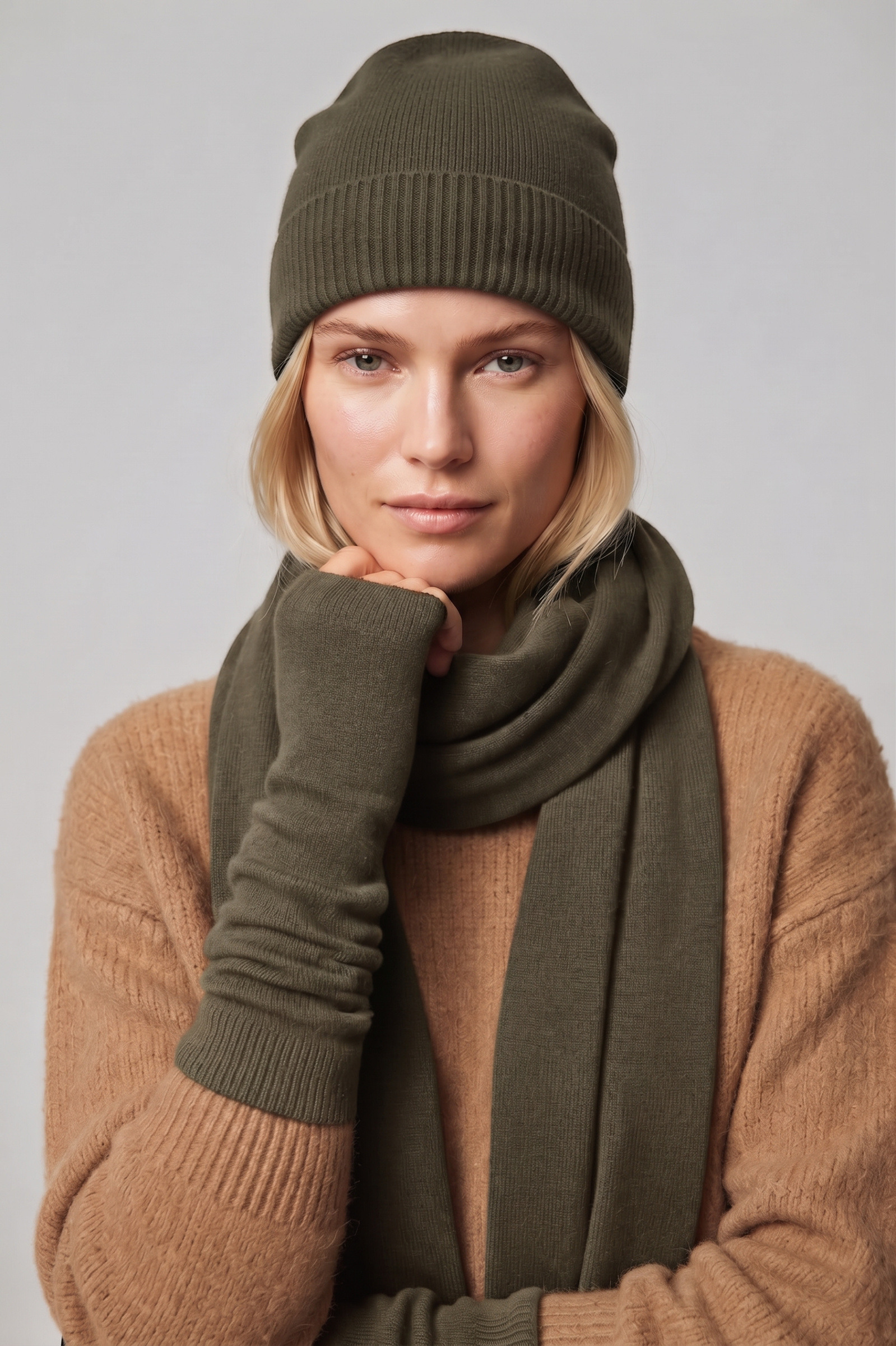 Grossiste Max & Enjoy (Vêtements) - Mitaines sans couture au toucher cachemire