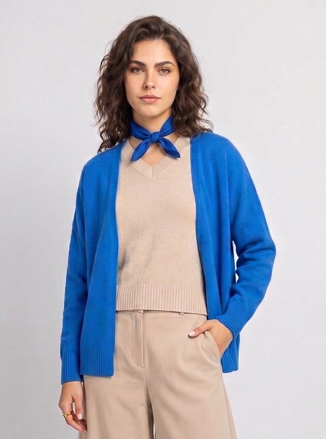 Großhändler Max & Enjoy (Vêtements) - Nahtloser Cardigan aus ultraweichem Strick mit kaschmirartigem Gefühl