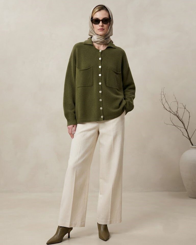Großhändler Max & Enjoy (Vêtements) - Nahtloser Cardigan mit Kaschmirgefühl