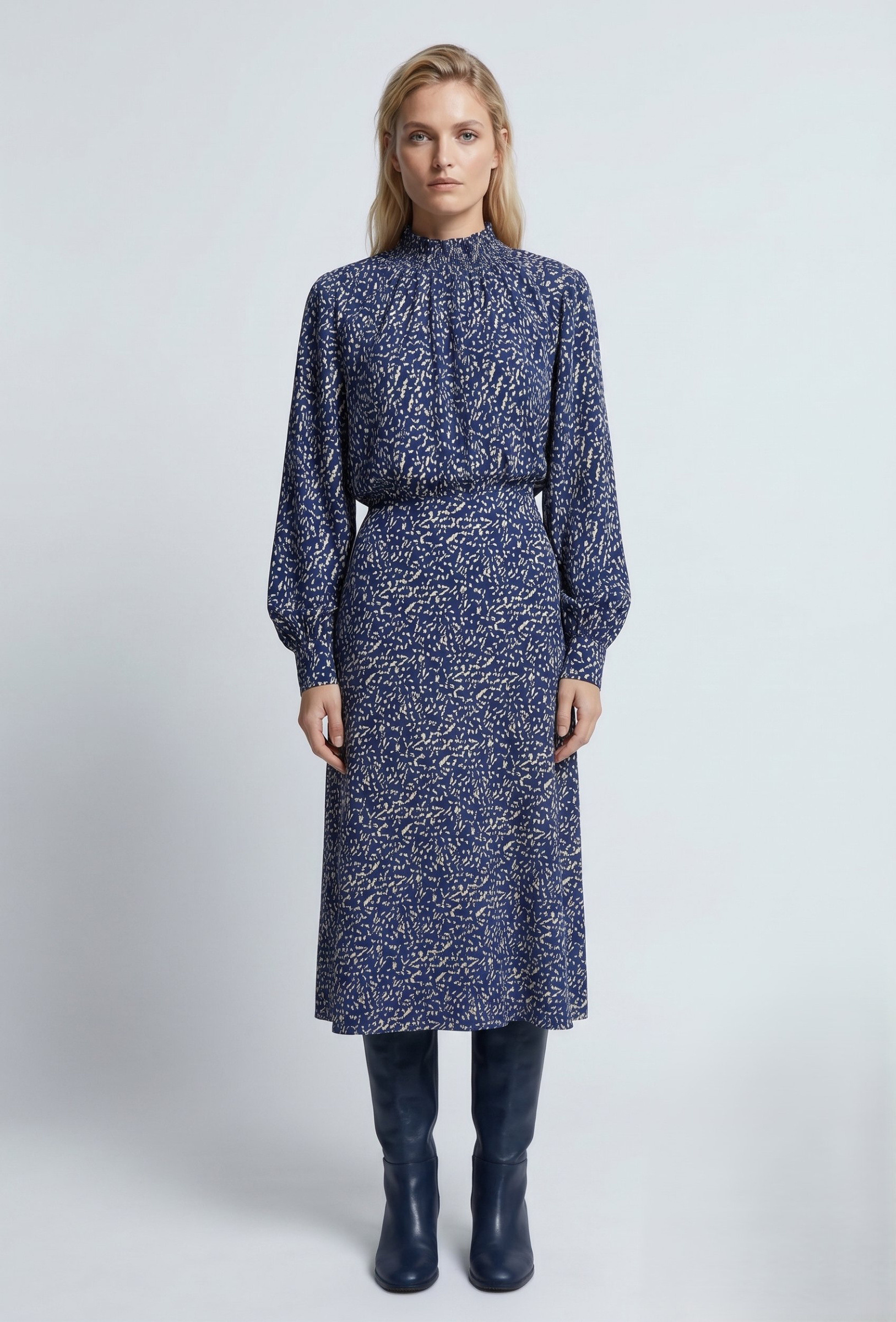 Großhändler Max & Enjoy (Vêtements) - Langer Rock mit GRAPHIC-Print und ausgestelltem Schnitt