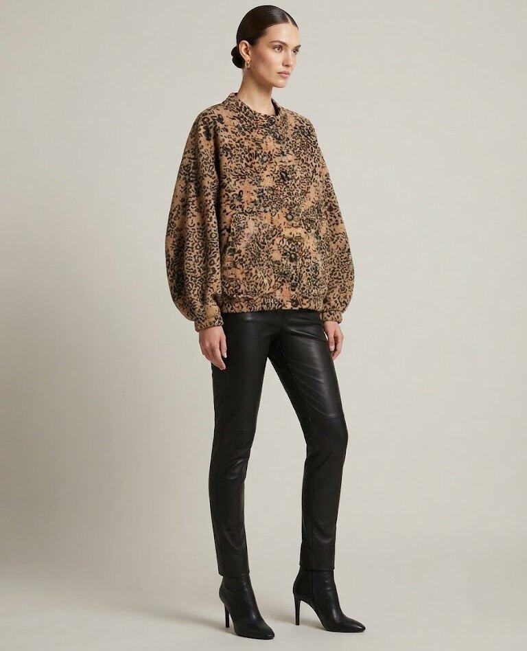 Grossiste Max & Enjoy (Vêtements) - Manteau à motif léopard