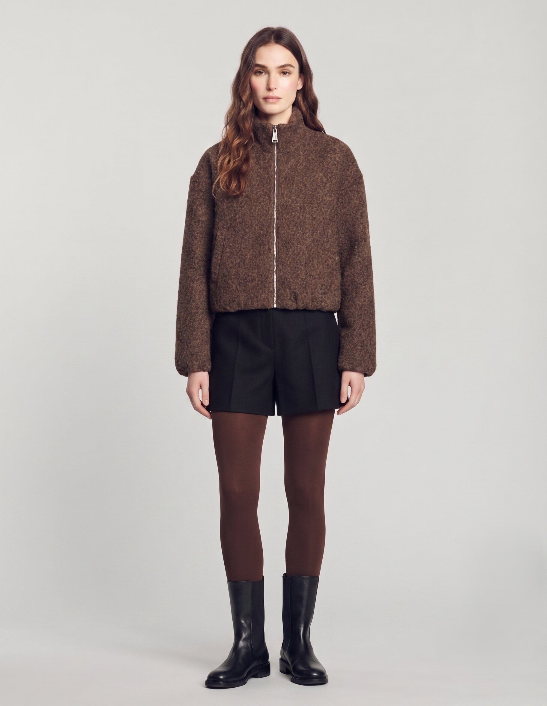 Mayorista Max & Enjoy (Vêtements) - Chaqueta de imitación de lana bouclé