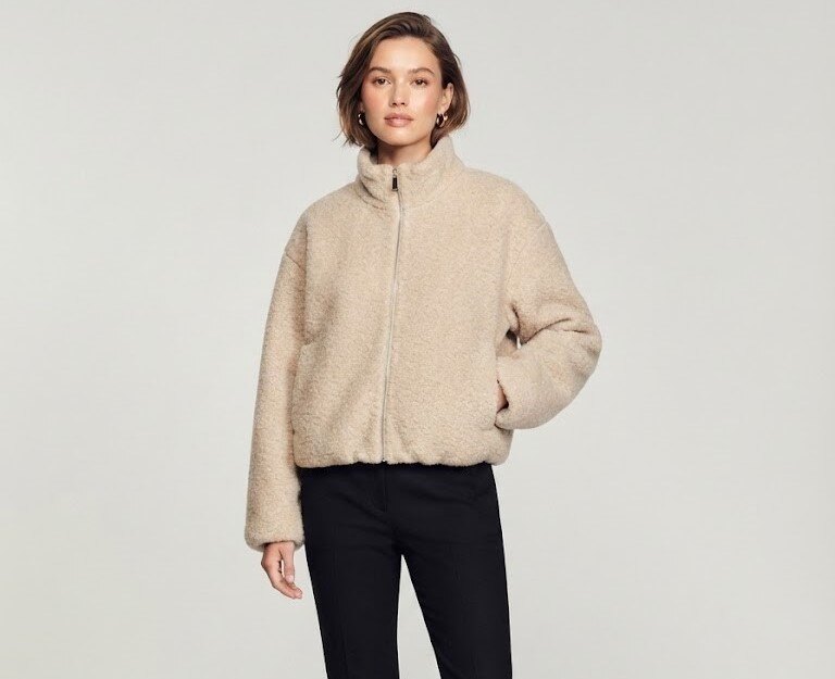 Grossista Max & Enjoy (Vêtements) - Giacca in finta lana bouclé