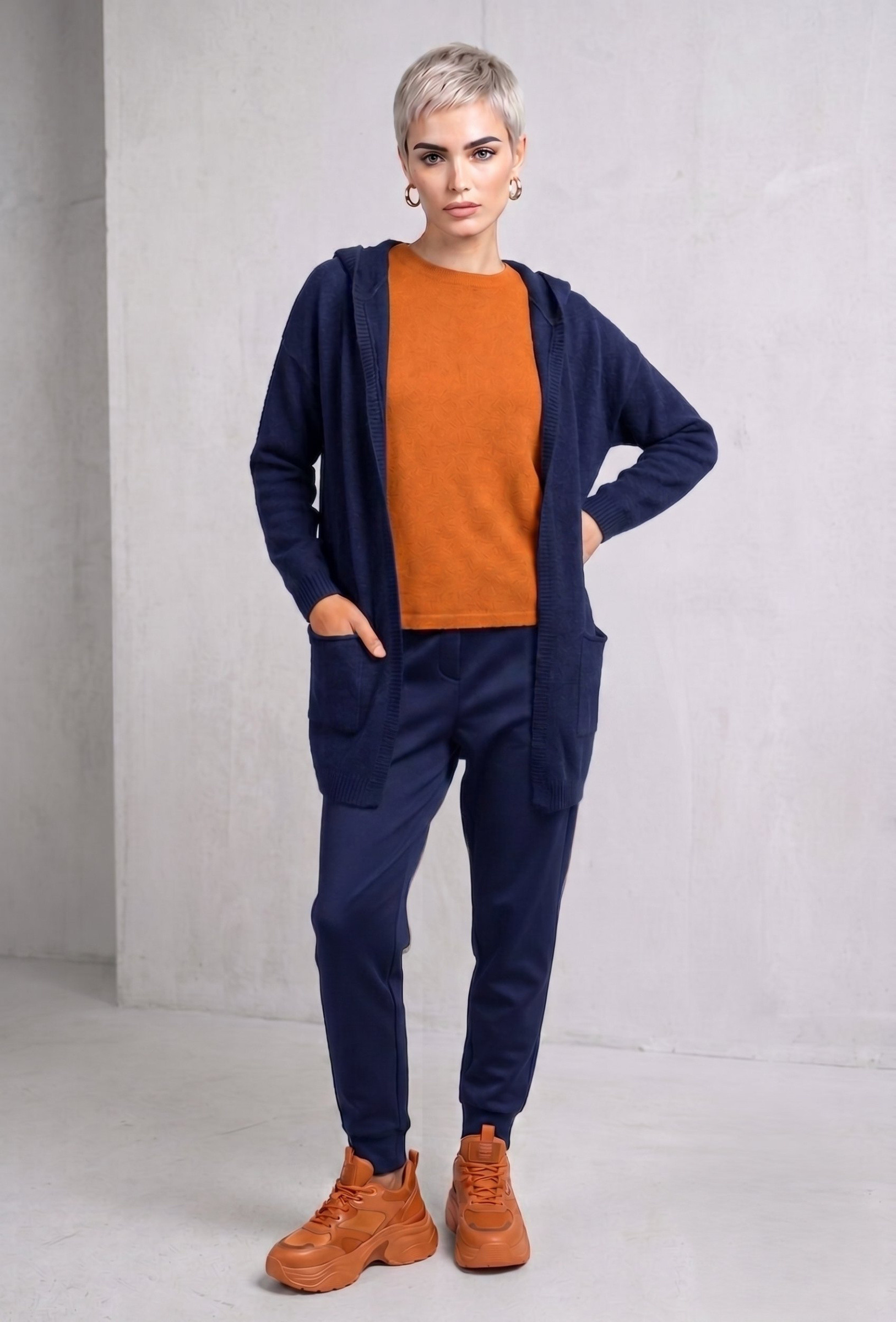 Großhändler Max & Enjoy (Vêtements) - Jogginghose im Strickdesign