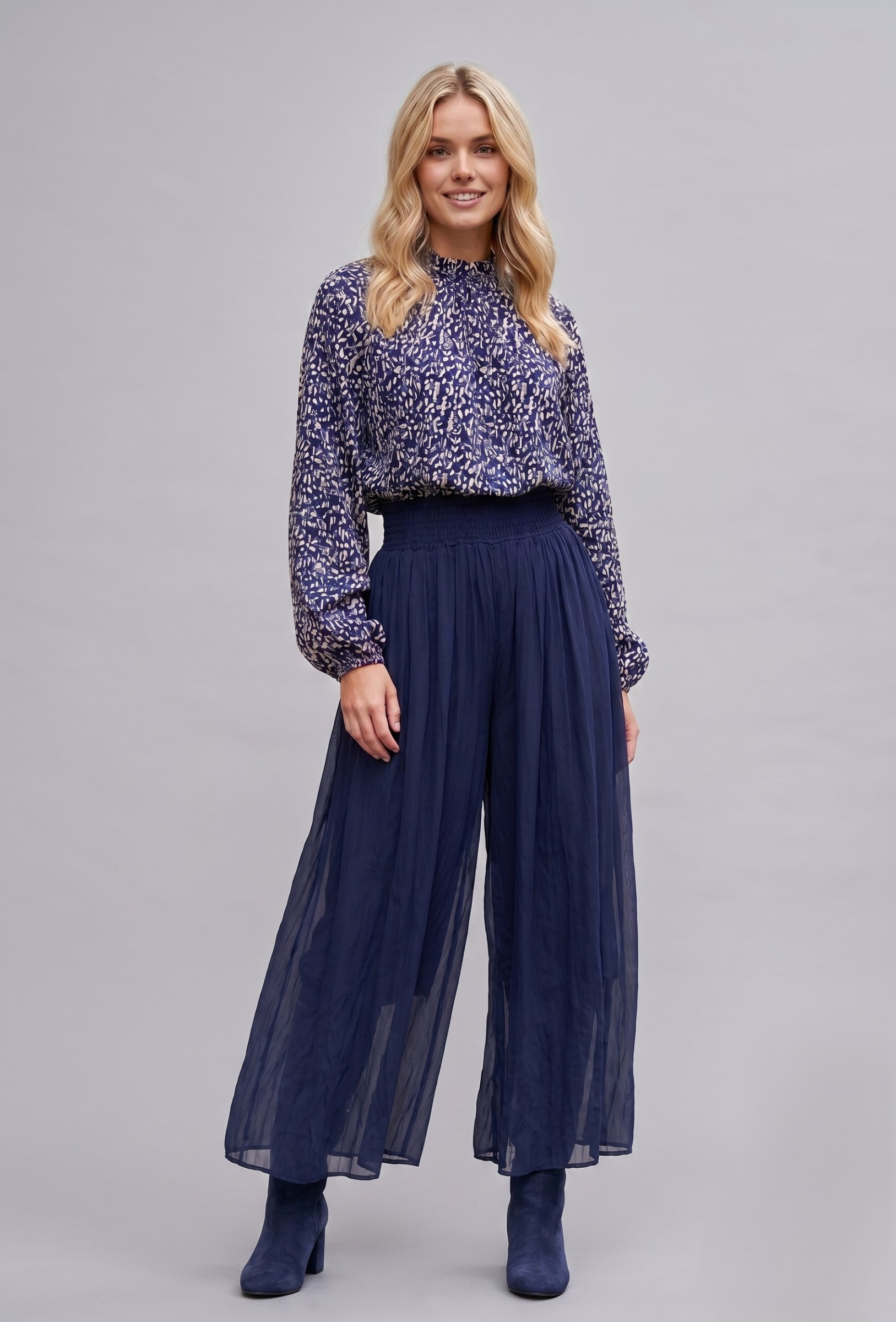 Großhändler Max & Enjoy (Vêtements) - Luftige Seidenhose begeistert mit ihrem fließenden Fall
