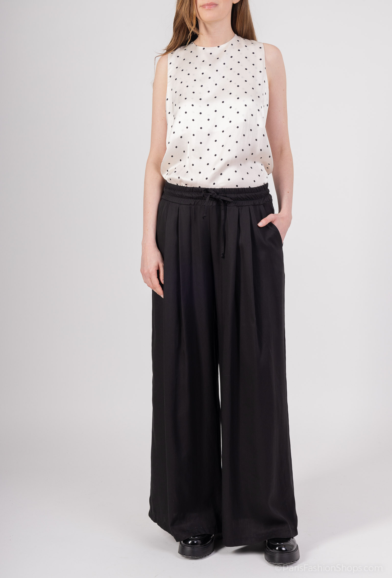 Grossista Max & Enjoy (Vêtements) - Pantaloni con pantaloni con elastico-3145