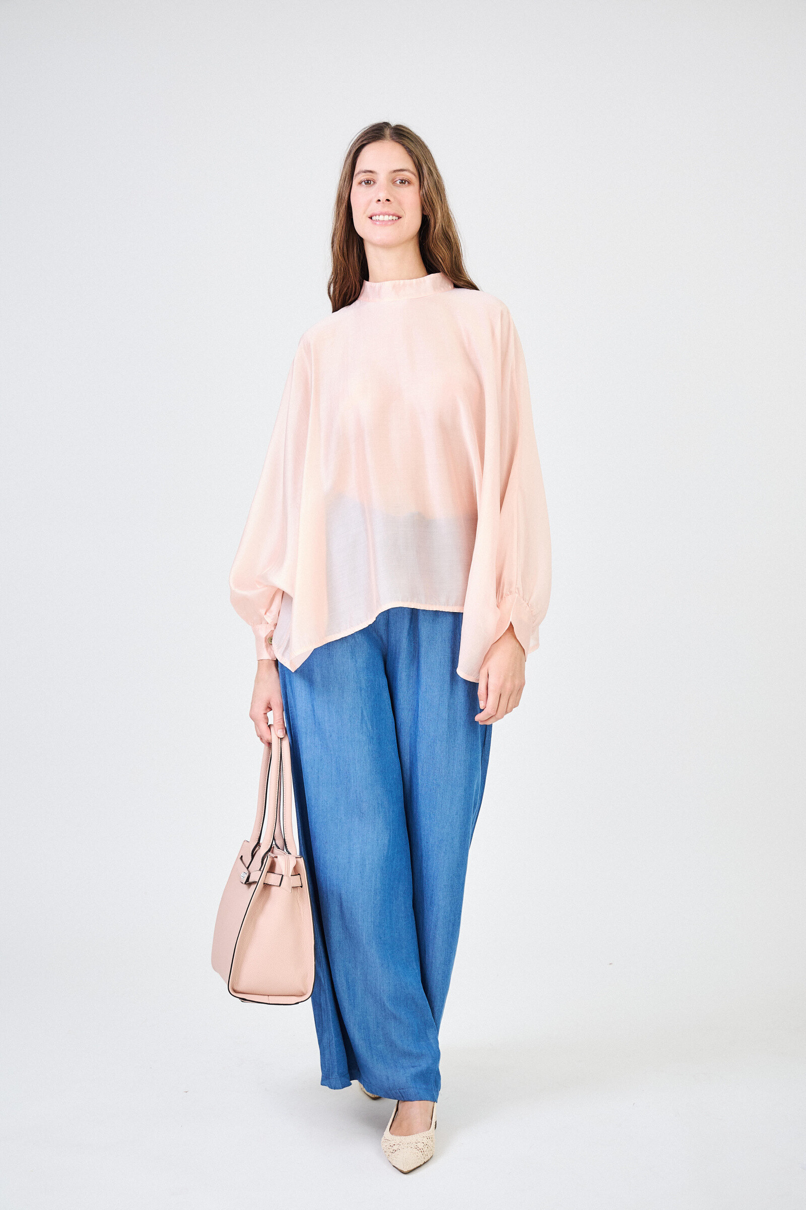 Grossista Max & Enjoy (Vêtements) - Pantaloni dell'effetto "jeans", dimensione elastica del 100% di lyocell