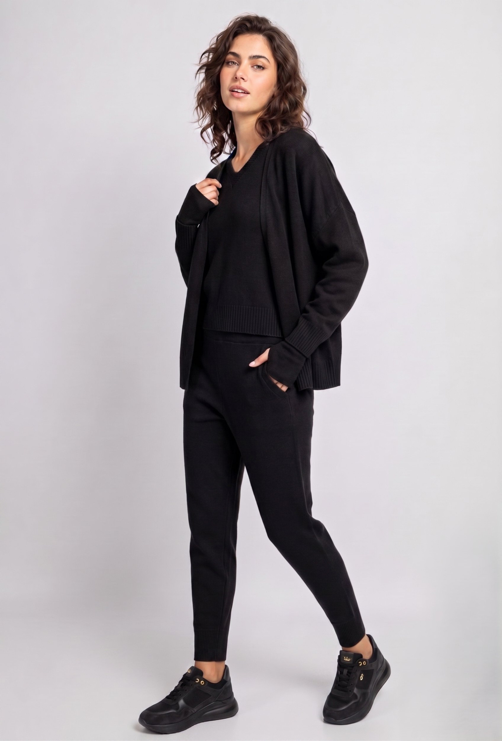 Grossiste Max & Enjoy (Vêtements) - Pantalon en maille style jogging