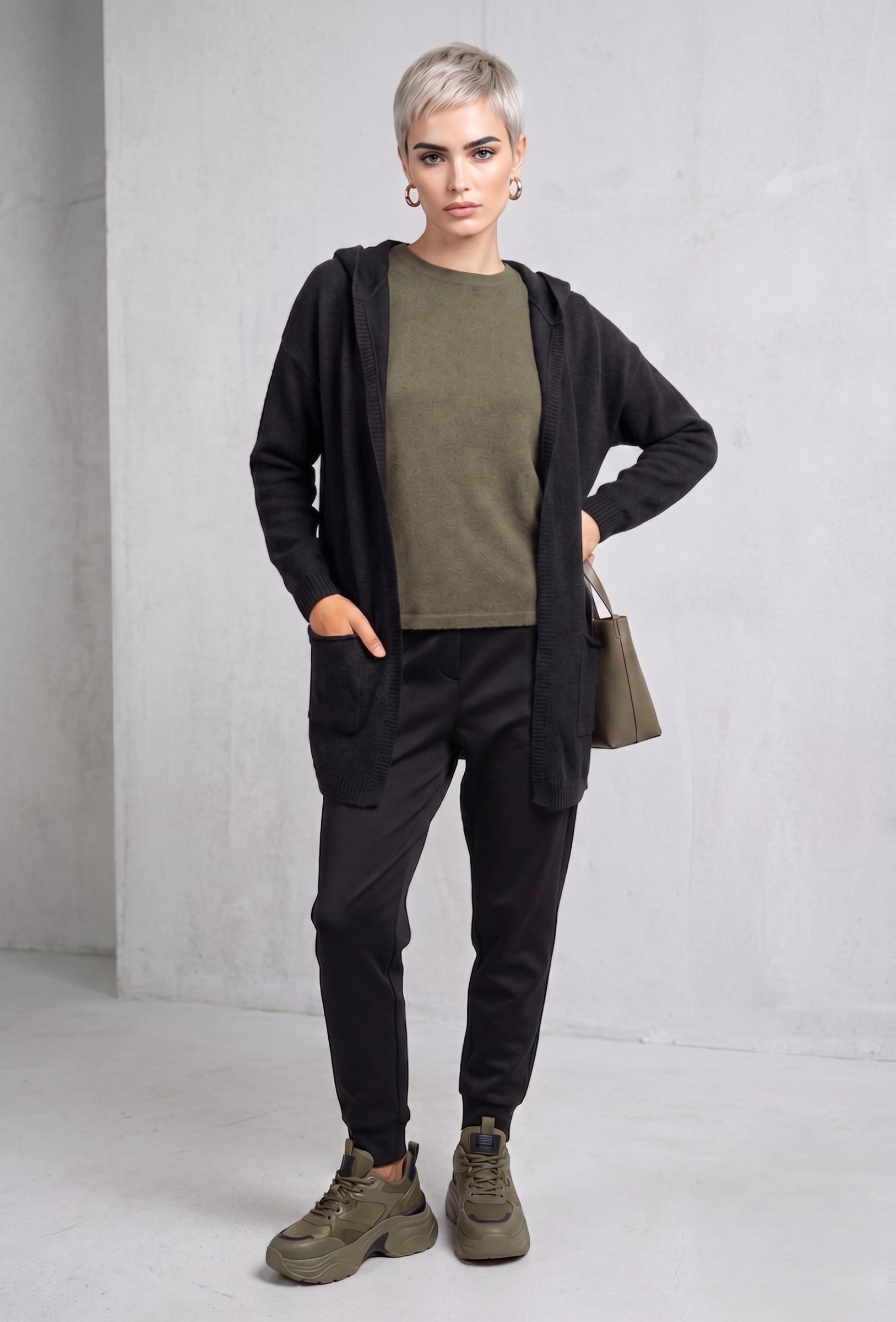 Grossiste Max & Enjoy (Vêtements) - Pantalon en maille style jogging