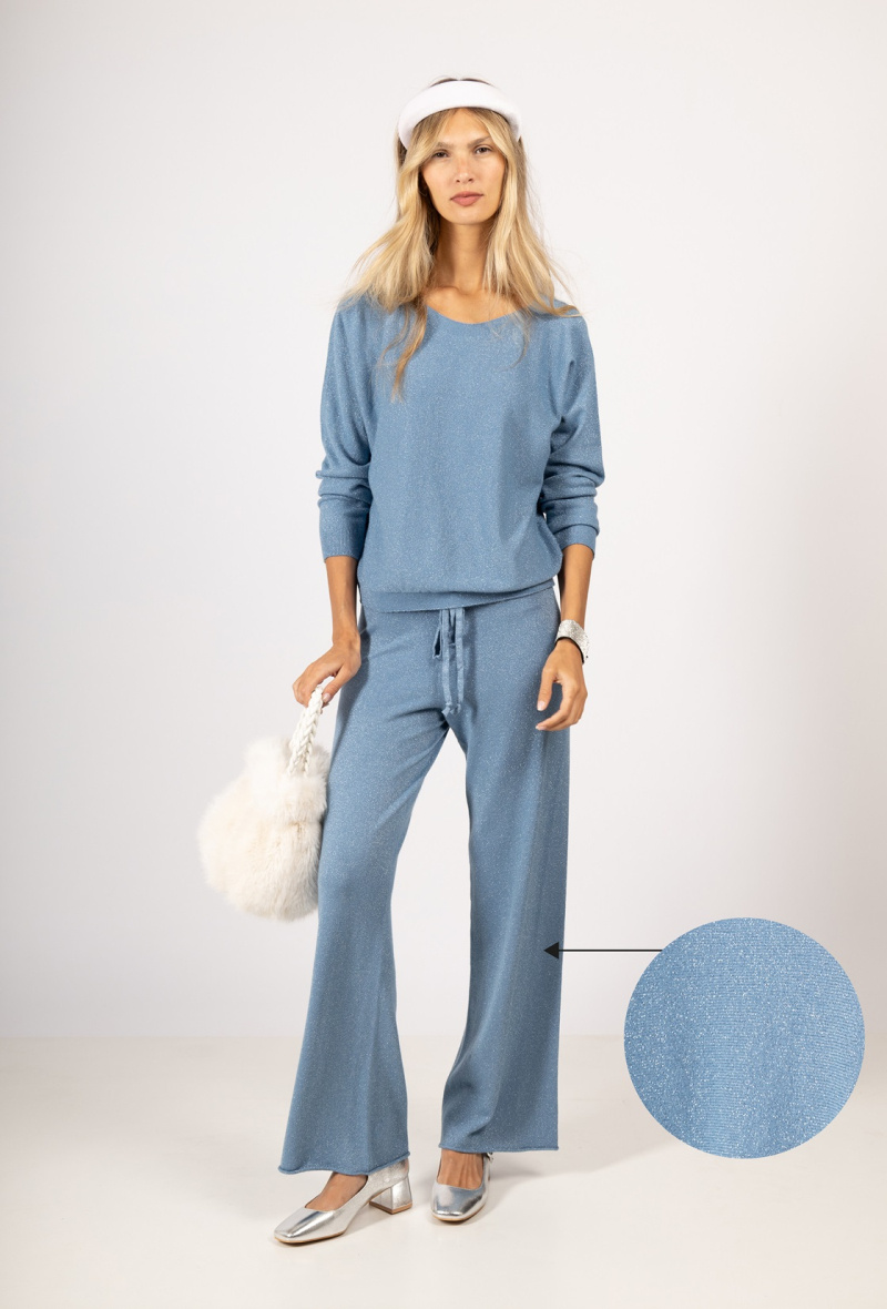 Wholesaler Max & Enjoy (Vêtements) - Seamless round neck sweater with lurex
