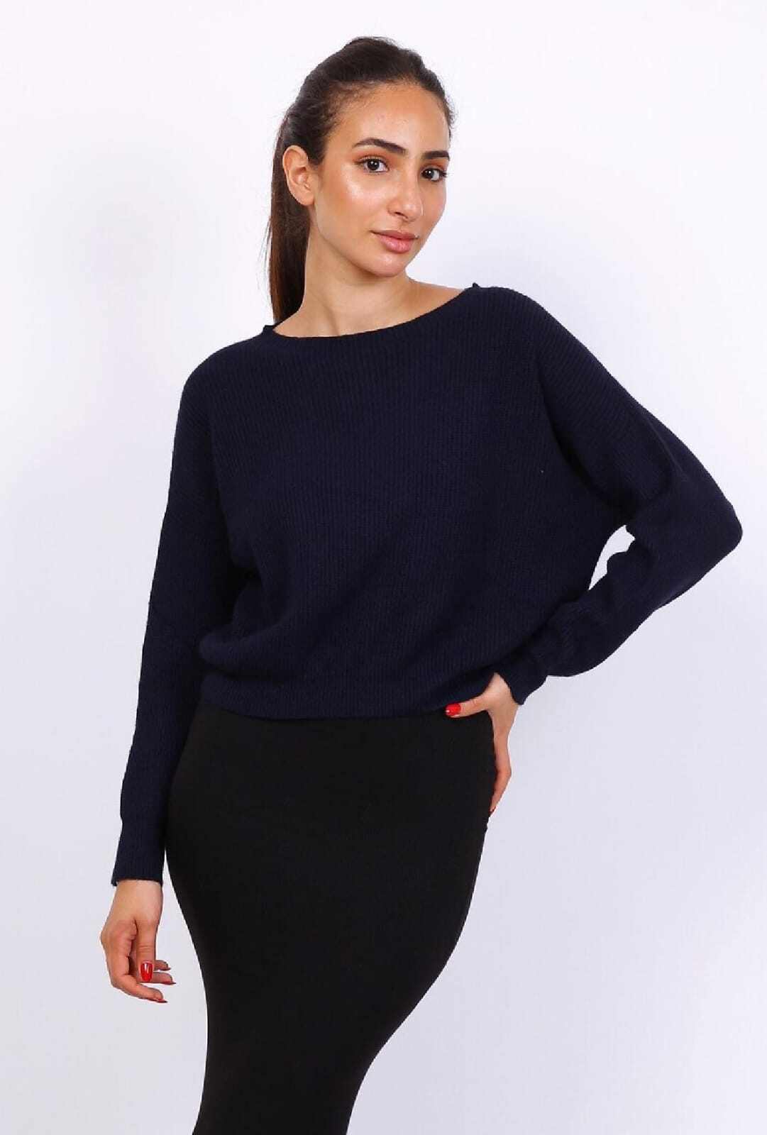 Wholesaler Max & Enjoy (Vêtements) - Seamless ribbed sweater, long sleeves