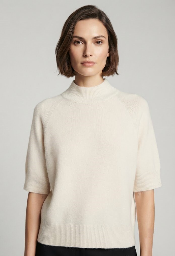 Grossista Max & Enjoy (Vêtements) - Maglione in maglia invernale senza cuciture al tatto di cashmere