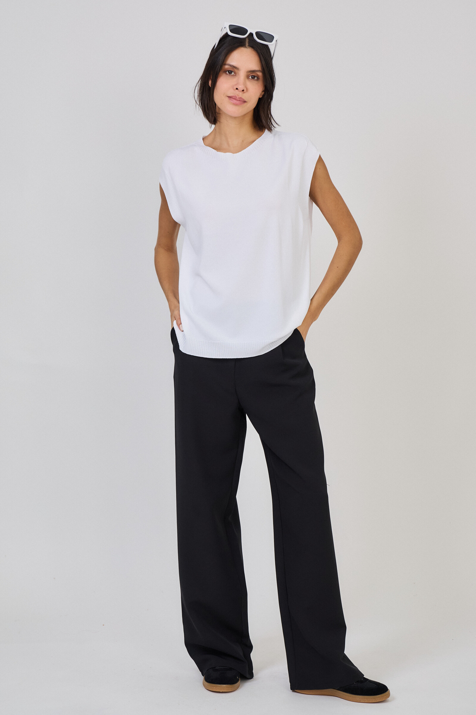 Großhändler Max & Enjoy (Vêtements) - Rundhalsausschnitt nahtloses leichtes Stricktop