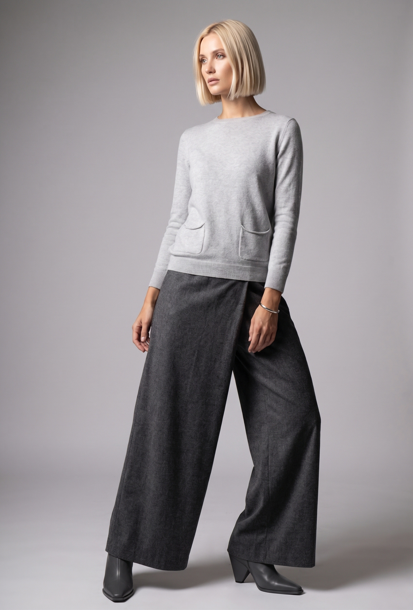 Grossiste Max & Enjoy (Vêtements) - Pull col rond maille ULTRA FINE sans couture