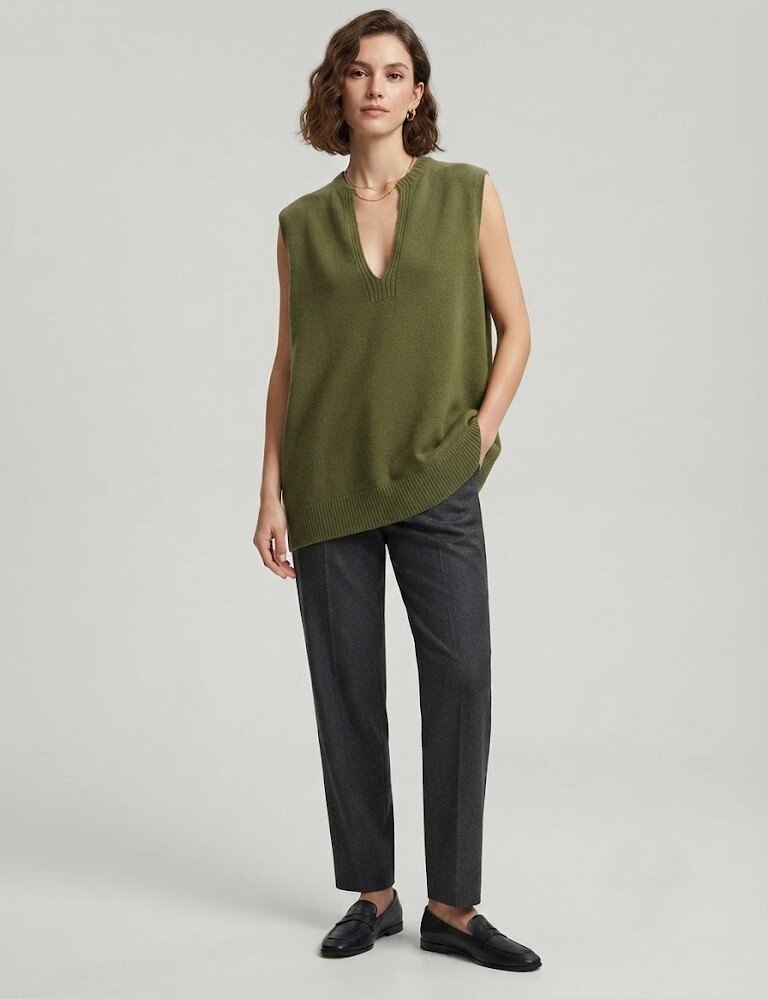 Grossista Max & Enjoy (Vêtements) - Canotta in maglia ultra morbida